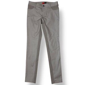 Filomena Fernandez Mixed Media Taupe Womens Pants Jeans Sz 38/XS 2-Tone Skinny